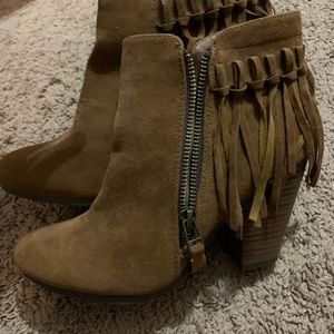 Boho Fringe Booties